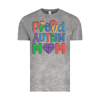 Cloud Rock Proud Autism Mom Vintage Tee - CowhideDigitalArt