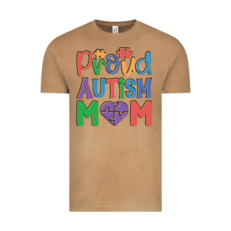 Proud Autism Mom Vintage Tee by CowhideDigitalArt | Teevron