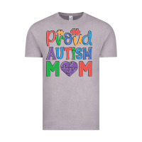 Vintage Zinc Proud Autism Mom Vintage Tee - CowhideDigitalArt