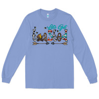 Colony Blue let's get toasted Long Sleeve Tee - CowhideDigitalArt