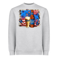 Heather Grey just here for the light Heavyweight Sweatshirt - Jasminsmagicworld