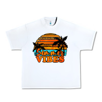 White Summer Vibes Urban Heavy Tee - Jasminsmagicworld