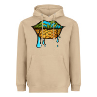 Mushroom summer vibes pineapple lips Heavyweight Hoodie - Jasminsmagicworld