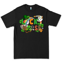 Black lucky nurse St. Patrick's Day Premium Tee - FaDigitalArtStudio