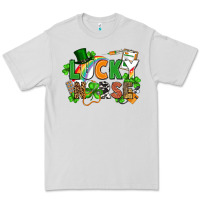 Dove Grey lucky nurse St. Patrick's Day Premium Tee - FaDigitalArtStudio