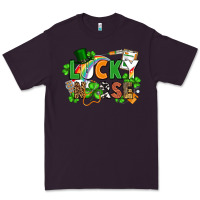 Plum lucky nurse St. Patrick's Day Premium Tee - FaDigitalArtStudio