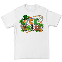 White lucky nurse St. Patrick's Day Premium Tee - FaDigitalArtStudio