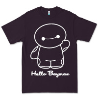 Plum hello baymax Premium Tee - DesigneFamous