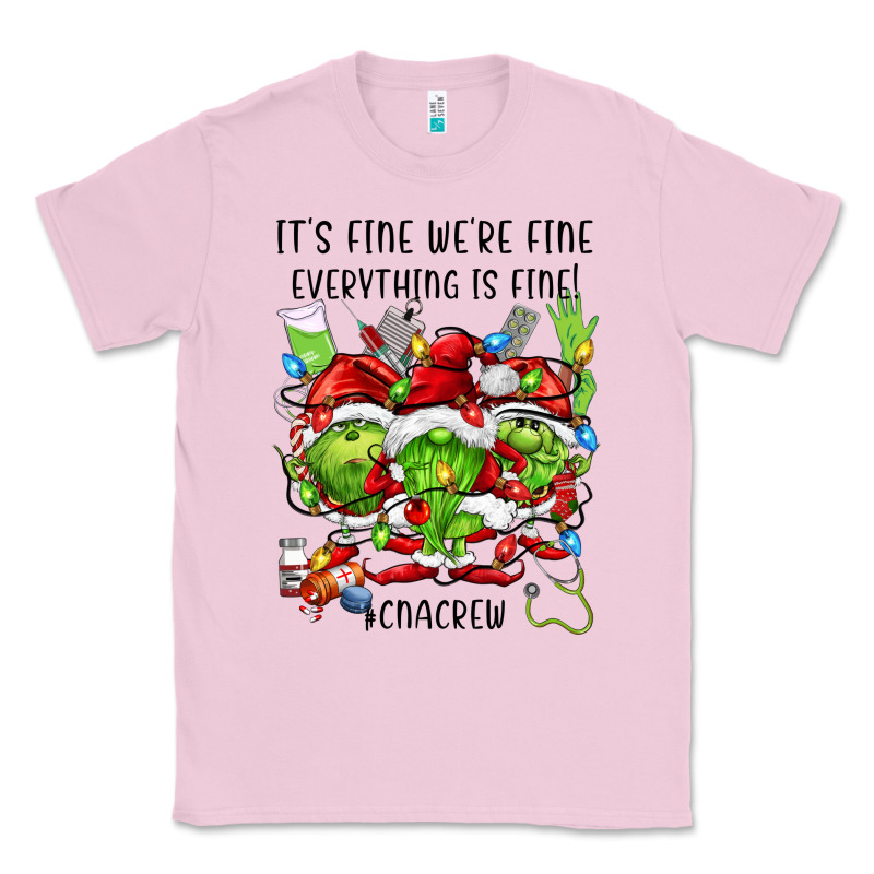 Its Fine Were Fine Everything Is Fine Cnacrew Classic Tee by FaDigitalArtStudio | Teevron