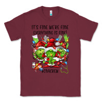 Burgundy its fine were fine everything is fine cnacrew Classic Tee - FaDigitalArtStudio