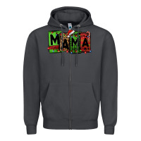 Smoke Christmas mama Zipper Hoodie - Jasminsmagicworld