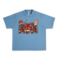 Pebble Blue team mom Urban Heavy Tee - CowhideDigitalArt