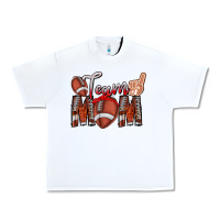 White team mom Urban Heavy Tee - CowhideDigitalArt