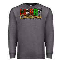 Charcoal Heather merry christmas western Premium Sweatshirt - Jasminsmagicworld