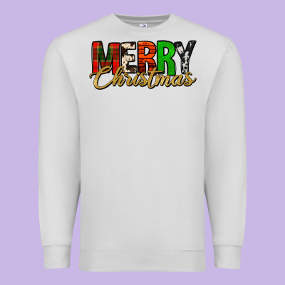Merry Christmas Western Premium Sweatshirt Designed By Jasminsmagicworld