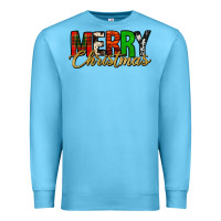 Ocean Blue merry christmas western Premium Sweatshirt - Jasminsmagicworld