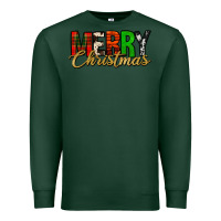 Sports Green merry christmas western Premium Sweatshirt - Jasminsmagicworld