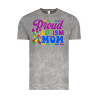 Cloud Rock Proud Autism Mom Vintage Tee - CowhideDigitalArt