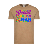 Vintage Coffee Proud Autism Mom Vintage Tee - CowhideDigitalArt