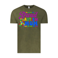 Vintage Olive Proud Autism Mom Vintage Tee - CowhideDigitalArt