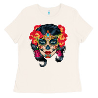 Bone sugar skull Ladies Tee - BundleAndBundleShop