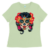 Matcha sugar skull Ladies Tee - BundleAndBundleShop