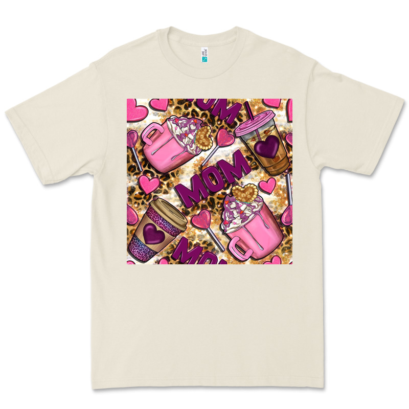 Mom Coffee Cups With Leopard Seamless Pattern Bbs Premium Tee by BundleAndBundleShop | Teevron