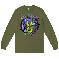 Army Green bad witch vibes Long Sleeve Tee - SublimationCraftShop
