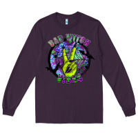 Plum bad witch vibes Long Sleeve Tee - SublimationCraftShop