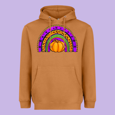 Halloween Rainbow Heavyweight Hoodie Designed By Jasminsmagicworld