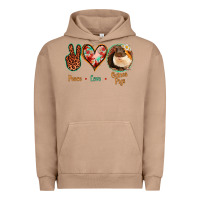 Pigment Burro Peace Love Guinea Pigs Urban Hoodie - Jasminsmagicworld