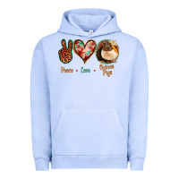 Pigment Grape Ice Peace Love Guinea Pigs Urban Hoodie - Jasminsmagicworld