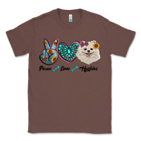 Chestnut peace love pomeranian Classic Tee - RanaPortraitStore