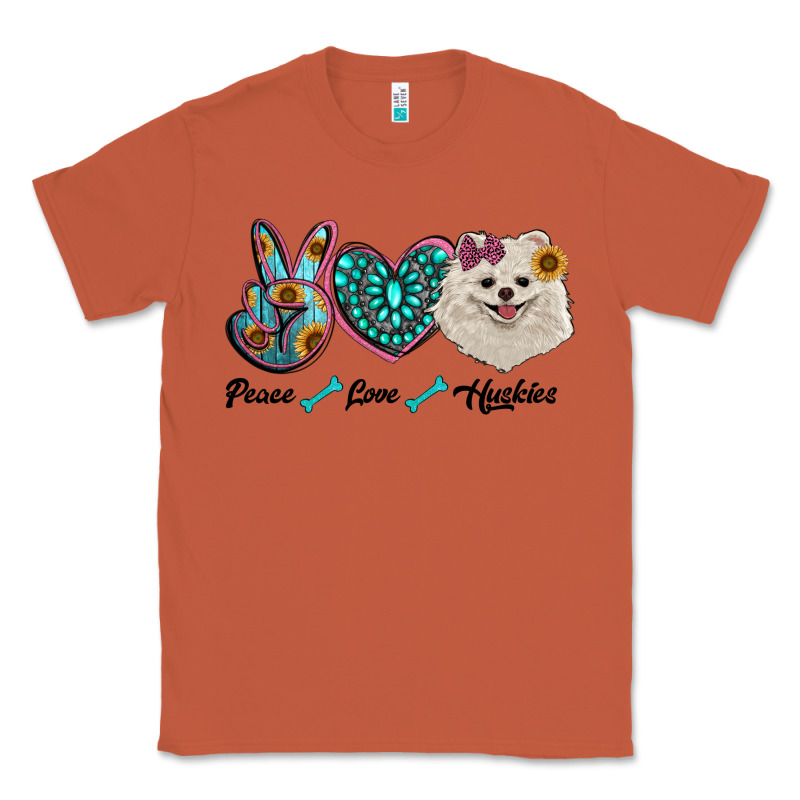 Peace Love Pomeranian Classic Tee by RanaPortraitStore | Teevron