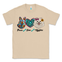 Mushroom peace love pomeranian Classic Tee - RanaPortraitStore
