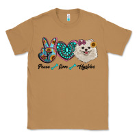 Toasted Coconut peace love pomeranian Classic Tee - RanaPortraitStore