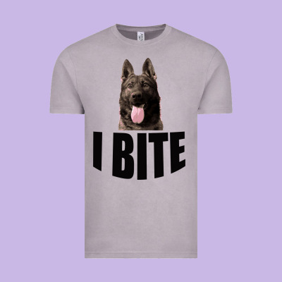 I Bite Vintage Tee Designed By Bettercallsaul