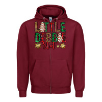 Burgundy little debbie slut christmas tree cake Zipper Hoodie - Jasminsmagicworld