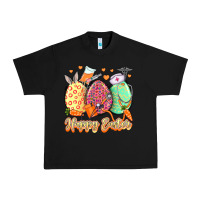 Black Happy Easter Eggs Nurse Urban Heavy Tee - LillyAllenDesigns