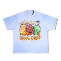 Grape Ice Happy Easter Eggs Nurse Urban Heavy Tee - LillyAllenDesigns