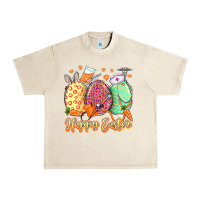 Sandshell Happy Easter Eggs Nurse Urban Heavy Tee - LillyAllenDesigns