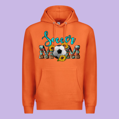Western Leopard Cowhide Sunflowers  Glitter Mom Soccer Premium Hoodie Designed By Artiststas