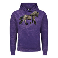 Cloud Purple Belgian Horse Vintage Hoodie - LillyAllenDesigns