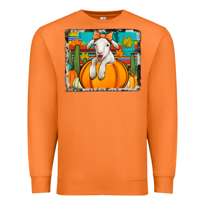 Autumn Sheep In A Pumpkin Premium Sweatshirt by Jasminsmagicworld | Teevron