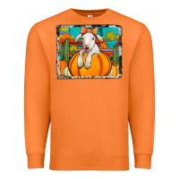 Carrot autumn sheep in a pumpkin Premium Sweatshirt - Jasminsmagicworld