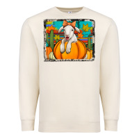 Sandshell autumn sheep in a pumpkin Premium Sweatshirt - Jasminsmagicworld