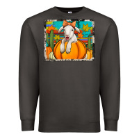 Smoke autumn sheep in a pumpkin Premium Sweatshirt - Jasminsmagicworld