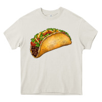 Cream Taco Heavy Core Tee - FaDigitalArtStudio