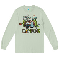 Matcha let's go camping Long Sleeve Tee - CowhideDigitalArt
