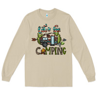 Mushroom let's go camping Long Sleeve Tee - CowhideDigitalArt
